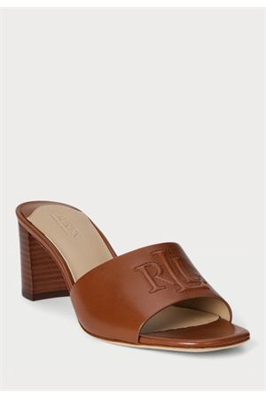 Everley Heel-Sandals-Heel Sandal-Smooth Calf LAUREN RALPH LAUREN | Sandal | 802974364002
